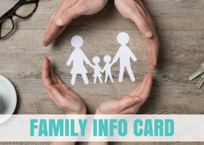 Family Info Card